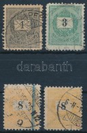 O 1898-1899 4 Db Klf Krajcáros Bélyeg 11,5-es Fogazással - Autres & Non Classés
