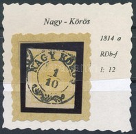 O 1850 1kr MP "NAGY KŐRÖS" - Autres & Non Classés