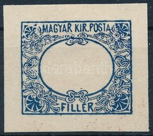 (*) 1903 Portó, A Keret Kék Próbanyomata - Autres & Non Classés