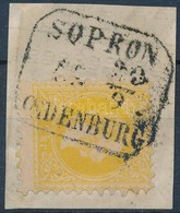 O 1867 2kr "SOPRON / OEDENBURG" Szögletes Bélyegzéssel - Otros & Sin Clasificación