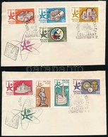 1958 Brüsszeli Világkiállítás Vágott Sor FDC (4.000) - Autres & Non Classés