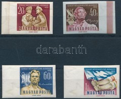 ** 1959 Szovjet Bélyegkiállítás Vágott Sor (5.000) (ívszélen Falc / Hinge On The Margin) - Autres & Non Classés