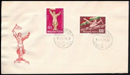 1960 Felszabadulás Vágott Sor FDC-n (4.000) - Sonstige & Ohne Zuordnung