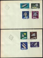 1964 Az űrkutatás Eredményei (I.) Vágott Sor 2db FDC-n (3.500) - Autres & Non Classés