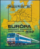 ** 1979 Európa Vasútjai Vágott Blokk (7.000) - Otros & Sin Clasificación