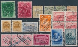 O 1900-1948 Vasúti, Postaügynökségi, Postagyűjtő, Fiókposta Bélyegzések összeállítása, összesen 20 Db, Stecklapon - Autres & Non Classés