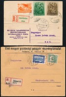 1918-1944 13 Db Ajánlott Levél, Közte Néhány Expressz Is - Autres & Non Classés