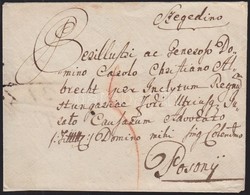 1798 Portós Levél Szegedről Pozsonyba - Otros & Sin Clasificación