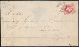 1870 5kr Levélen "FÜZES-ABONY" - "EGER HEVESBEN" - Otros & Sin Clasificación