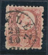 O 1871 Réznyomat 5kr "(ZS)ELÉZ" (Gudlin 250p) (kihagyott Foglyuk, Bent Maradt Papírkorong) - Other & Unclassified