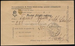 1903 Postai Feladóvevény "TORDA" - Autres & Non Classés