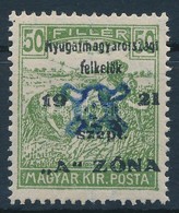 ** Nyugat-Magyarország II. 1921 Arató 50f Garancia Nélkül (18.000) - Autres & Non Classés