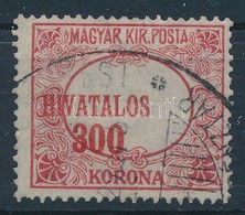 O 1921 Hivatalos 300K Erősen Eltolódott értékjelzéssel - Other & Unclassified