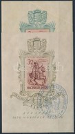 O 1939 Bethlen Blokkpár Emlékbélyegzéssel (10.000) (a Vágott Blokkon Törés / Folded Imperforate Block) - Autres & Non Classés