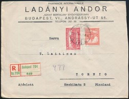 1932 Ajánlott Levél 90f Bérmentesítéssel Finnországban - Other & Unclassified