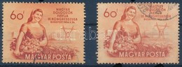 O 1954 MDP Kongresszus 60f Elfogazva + Támpéldány - Autres & Non Classés