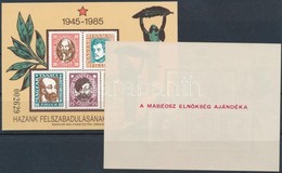 ** 1985 Felszabadulás Emlékív Karton + Elnökségi Ajándék (9.000) - Otros & Sin Clasificación