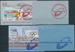 ** 1998 Olympiafila Emlékív Pár és A Felülnyomatok Próbanyomatai - Otros & Sin Clasificación