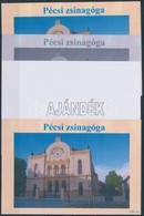 ** 2010/33 Pécsi Zsinagóga 4 Db-os Emlékív Garnitúra, Azonos Sorszámmal - Autres & Non Classés