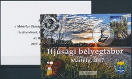 ** 2017 Ifjúsági Bélyegtábor, Mártély Kastély Emlékív + Ajándék, Azonos Sorszámmal - Autres & Non Classés