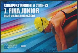 ** 2019 Budapest Rendezi A 2019-es 7. FINA Junior úszó VB-t Emlékív - Autres & Non Classés
