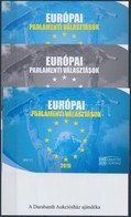 ** 2019 Európai Parlamenti Választások 4 Db-os Emlékív Garnitúra Azonos Sorszámmal No 008 - Autres & Non Classés