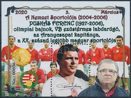 ** 2020 3. A Nemzet Sportolója - Puskás Ferenc Emlékív No.: 00036 - Autres & Non Classés