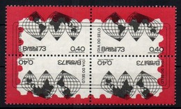 ** 1973 Bélyegnap Négyestömb Mi 1382-1385 - Other & Unclassified