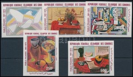 ** 1981 Picasso, Festmény Vágott Sor, Picasso, Painting Imperforate Set Mi 620-624 - Autres & Non Classés