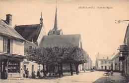 Ablis - Place De L'Eglise - Mercerie - Groupe - Ablis