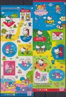 ** 2013 Rajzfilmfigurák, Hello Kitty öntapadós Kisívpár Mi 6403-6422 - Autres & Non Classés