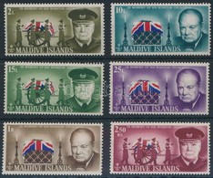 ** 1966 Winston Churchill Halála Sor Mi 201-206 - Other & Unclassified