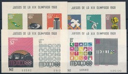 ** 1968 Olimpia Blokksor Mi 15-18 - Autres & Non Classés