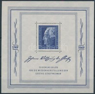 ** 1949 Goethe Mi Block 6 (Mi EUR 220,-) - Sonstige & Ohne Zuordnung