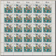 ** 1992 Europa CEPT Kisív Sor / Mi 1608-1609 Minisheets - Otros & Sin Clasificación