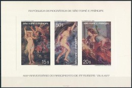 ** 1977 Rubens Festmény Sor 2 Db De Luxe Blokkban, Rubens Painting Set In 2 De Luxe Blocks Mi 452-457 - Otros & Sin Clasificación