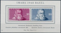 ** 1948 IMABA Basel Blokk Mi 13 - Otros & Sin Clasificación