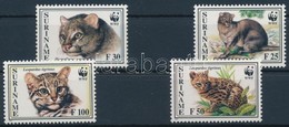 ** 1995 WWF: Kisméretű Macskafajták 4 érték + 4 FDC Mi 1514-1517 - Other & Unclassified