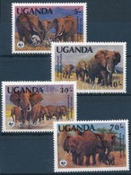 ** 1983 WWF: Afrikai Elefánt Sor Mi 361 A-364 A - Autres & Non Classés