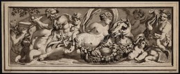 XVIII. Sz. Vége: Laurent Guyot (1756-1806) L.Heince, Után. Antik Reliefek 2 Db. Akvatinta Papír. Jelzett A Dúcon 13x38 C - Estampes & Gravures