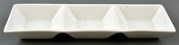 Három Rekeszes Porcelán Tál, 28×9×3 Cm - Autres & Non Classés