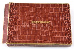 Magyar Divatcsarnok, ékszerdoboz, A Teteje Szakadt, Sérült, 13x9x2 Cm - Other & Unclassified