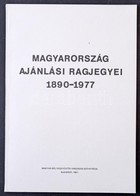 Magyarország Ajánlási Ragjegyei 1890-1977 (Budapest, 1981) - Ohne Zuordnung