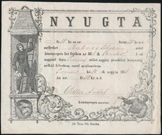 1871 Kéményseprő által Kiállított Díszes Nyugta - Ohne Zuordnung