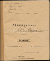 1896 Szirák, Adókönyvecske - Non Classés
