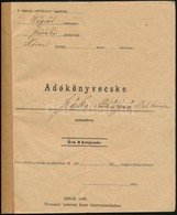 1896 Szirák, Adókönyvecske - Ohne Zuordnung