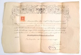 1903-1913 Madách-család Dokumentumai, 2 Db - Non Classés