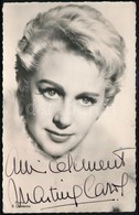 Martine Carol (1920-1967) Francia Színésznő, Szexszimbólum által Dedikált Fotólap / Autograph Signed Photo - Autres & Non Classés