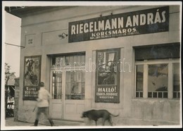 1929 Kinszki Imre (1901-1945) Budapesti Fotóművész Hagyatékából, Jelzés Nélküli Vintage Fotó, A Szerző által Datálva (Bp - Autres & Non Classés