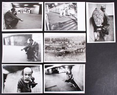 1993-1994 Hajdu András Képriportja Budapesti Hajléktalanokról, 7 Db Fotó, Pecséttel Jelzett, 13x18 Cm - Autres & Non Classés